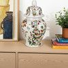 AA Importing 10" Ginger Jar Vase, Floral Design