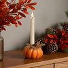 Bethany Lowe Designs Pumpkin Candlestick Holder