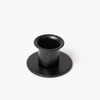 Black Iron Round Taper Holder