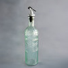 Grant Howard Etrusco Embossed Glass Oil Cruet Bottle, 16 Oz