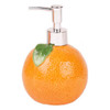 Home Essentials Ceramic Orange Shaped Lotion or Soap Dispenser
