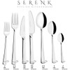 Serenk Paris Stainless Steel Flatware Set 42 Pieces, Service for 6