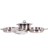 Serenk Definition Stainless Steel 5-Piece Cookware Set