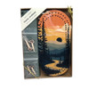 Cast & Carve Mountain Wilderness Mini Travel Cribbage Board and Pegs