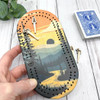 Cast & Carve Mountain Wilderness Mini Travel Cribbage Board and Pegs