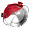 Norpro Silicone Clip-On Strainer 2185, Red