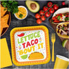 Home & Hoopla Taco Party Square Paper Dinner Plates