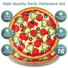 Home & Hoopla Pizza Party Plates (16 Ct)