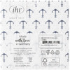 IHR Boston International Paper Cocktail Napkins, Anchor Dots, Pack of 20