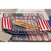 Boston International 10" Square Paper Plates One Flag One Nation