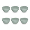 TarHong Wheat Straw Pp Bowl, Microwave Safe, Set of 6 Sage Green, 5.9"