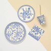 Coterie 7.25-in French Toile Paper Dessert Plates, Pack of 10