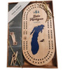 Cast & Carve Loons Lake Michigan Mini Travel Cribbage Board and Pegs