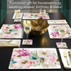 Cala Home Fragrant Spring Decorative Hardboard Placemat, Set of 4