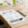 CounterArt Reversible Plastic Placemats, Fernery, Set of 4