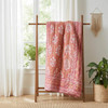 Natural Habitat Hand Block Printed Reversible Queen Quilt, Noor