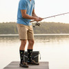 ELL & Atty Premium Men's Mid-Calf Socks - Fishing Lure, Navy