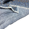 Natural Habitat Hand Block Printed Reversible Queen Quilt,  Sarah Blues