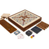 WS Game Company 3-in-1 Game Collection: Scrabble, Trivial Pursuit & Cribbage