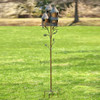 Zaer 76.75" Tall Country Style Multi-Home Iron Birdhouse Stake "Pipersville"