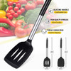 2-Pack Silicone Turner Spatulas – High Heat-Resistant Nonstick