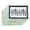 Sevya Handmade Fish Placemats, Set of 6