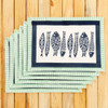 Sevya Handmade Fish Placemats, Set of 6