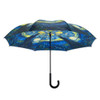 Galleria Reverse Close Umbrella, Van Gogh Starry Night.