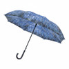 Monet's Water Lilies Stick Umbrella -  Reverse Close
