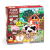 Mudpuppy's Farm Friends 25-Piece Floor Puzzle with Shaped Pieces
