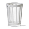 Tag Villa Acrylic Double Old Fashion Glass, Set of 6, White