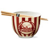 Tag Ramen Cat Noodle Bowl Set of 2