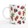 Summer Berries Ceramic Mugs Set of 4