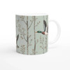 Flying Ducks Woodland Scene Ceramic Mug