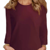Galleria Round Neck Top - Brick
