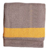 Pink Lemonade Reversible Travel Set, Chevron Stripes,  Yellow/Mellom