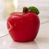 Home Essentials Ceramic Scrubby Holder with Scrubby - Apple