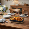 Degrenne Paris Bahia Medium  Oven Dish / Baker, Blue Stoneware