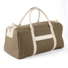BeyBerk Glasgow Duffel Bag, Green, 23" Vinyl Coated Nylon Weekender