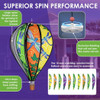 Premier Kites 22-in Hot Air Balloon Garden Spinner, Dragonflies