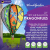 Premier Kites 22-in Hot Air Balloon Garden Spinner, Dragonflies