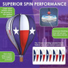 Premier Kites 22-in Hot Air Balloon Spinner, Texas Flag, Red, White, and Blue