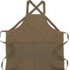 Chef Works Unisex Uptown Cross-Back Bib Apron -  Taupe
