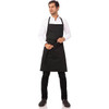 Chef Works Unisex Bib Butcher Apron, Black