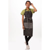 Chef Works Unisex Manhattan Bib Apron, Black