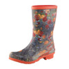 Galleria's Women's Mid-Calf Rain Boots,  Renoir Le Jardin rue Cortot a Montmar, Black