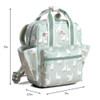 Itzy Ritzy Bag Toddler-Preschool Backpack, One Silly Goose, Green