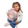 Itzy Ritzy Toddler-Preschool Backpack, Ribbons & Roses, Pink