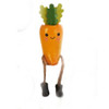 Maison Vegetable Figurine with Dangle Legs, Polystone, Set of 6