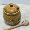 Fox Run Bee Ceramic Honey Jar and Dipper